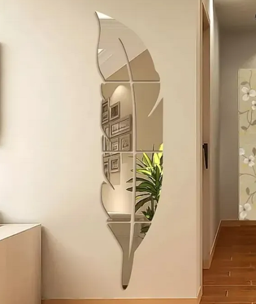 EVENTO Acrylic 3D Mirror Wall Leaf