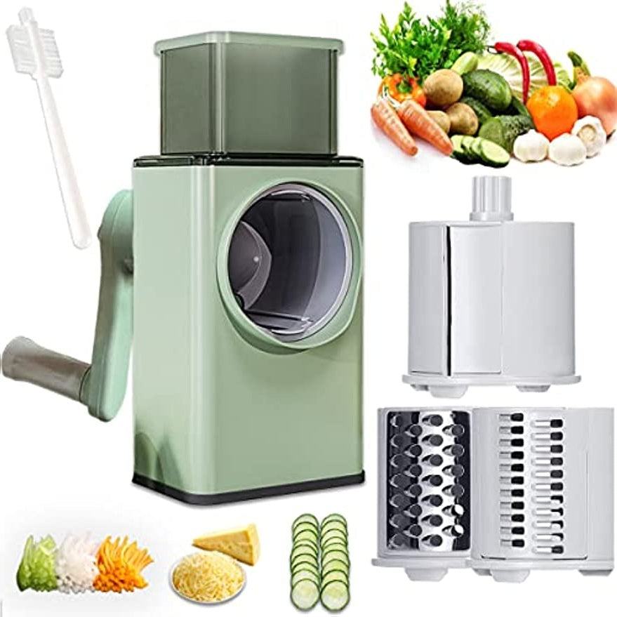 3-in-1 Manual Rotary Vegetable Multifunctional Cutter