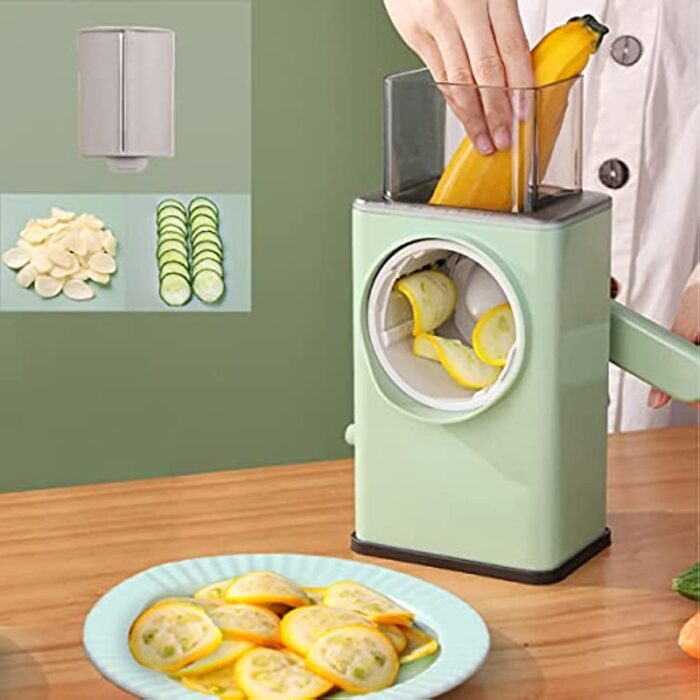 3-in-1 Manual Rotary Vegetable Multifunctional Cutter